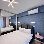 Blue Spot - Chic Pipera Getaway With Balcony דירה בוקרשט