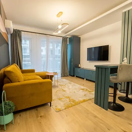 Blue Spot - Chic Pipera Getaway With Balcony * Bucarest