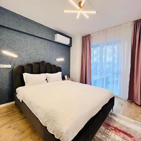 Διαμέρισμα Blue Spot - Chic Pipera Getaway With Balcony Βουκουρέστι