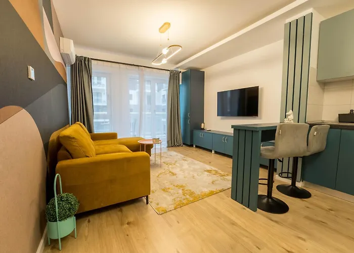 Blue Spot - Chic Pipera Getaway With Balcony * Bucureşti