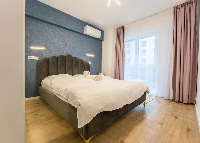 Blue Spot - Chic Pipera Getaway With Balcony Apartment Bucharest