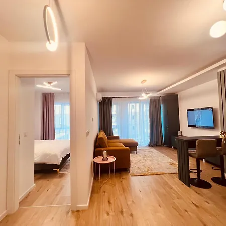 Apartament Blue Spot - Chic Pipera Getaway With Balcony